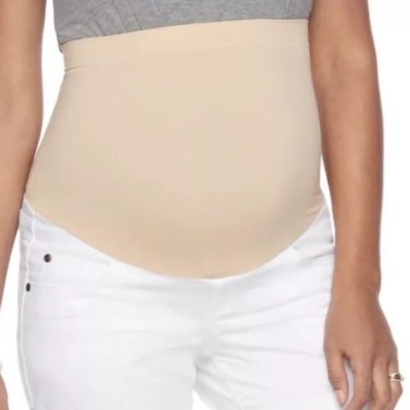 Maternity A:Glow Cropped Flare Jeans - Picture 3 of 4